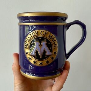 Ministry of Magic Purple and Gold Mug